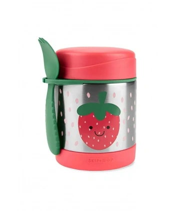 Skip Hop Zoo Paslanmaz Çelik Termos 325 Ml Çilek