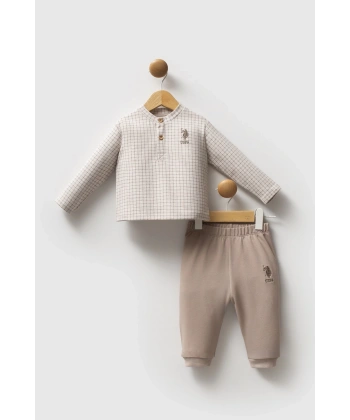 U.s. Polo Assn 2 Li Takım Usb2576 Bej Melanj