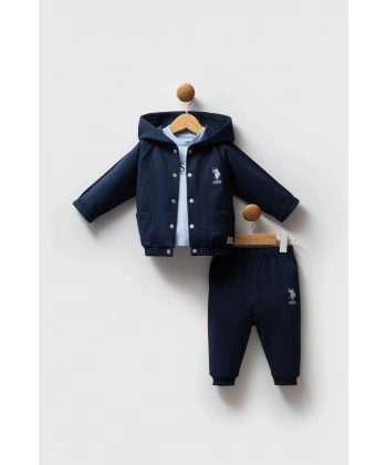 U.s. Polo Assn 3lü Takım Usb2542 Lacivert