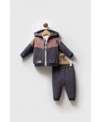 U.s. Polo Assn 3lü Takım Usb2561 Füme