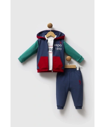 U.s. Polo Assn 3lü Takım Usb2574 İndigo Yeşil