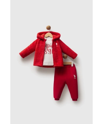 U.s. Polo Assn 3lü Takım Usb2732 Kırmızı