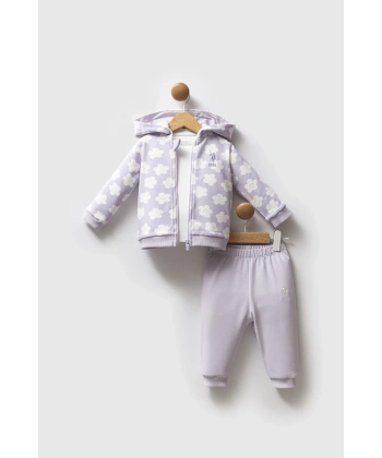 U.s. Polo Assn 3lü Takım Usb2771 Lila