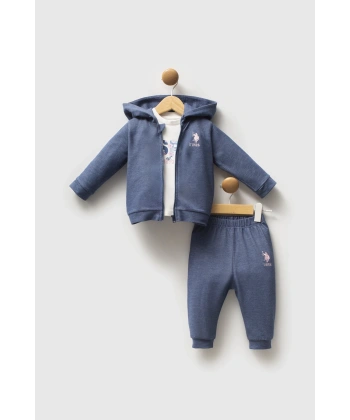 U.s. Polo Assn 3lü Takım Usb2778 Mavi