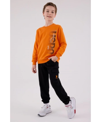 U.s. Polo Assn Eşofman Takımı Us2222-4 Turuncu