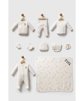 U.s. Polo Assn Hastane Cıkısı 10’lu Set Usb2602 Ekru