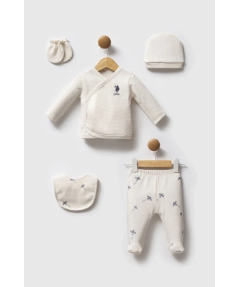 U.s. Polo Assn Hastane Çıkışı 5’li Set Usb2603 Ekru