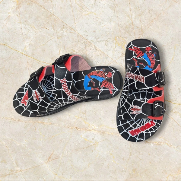 Çoçuk Terlik ortopedik Taban kırmızı siyah