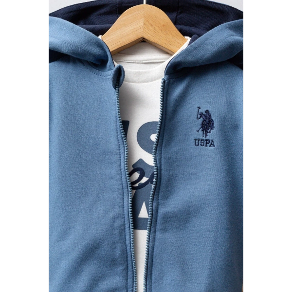 U.s. Polo Assn 3lü Takım Usb2558 Mavi