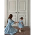 SİMA GÜLLÜ KIZ BEBEK ELBİSE- MAVİ