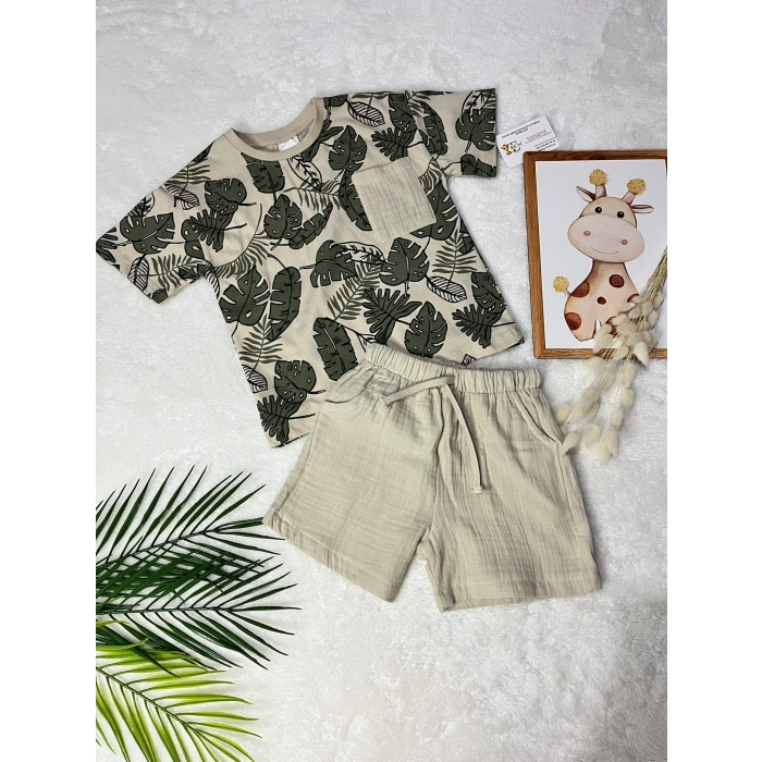 BRENDON YAPRAK DESENLİ TAKIM