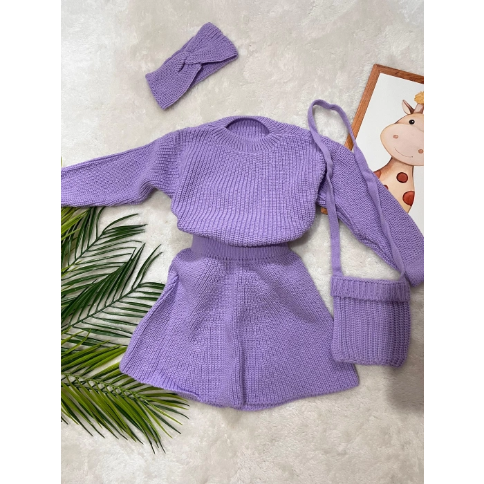 ETEK VE KAZAKLI 4LÜ TAKIM LİLA