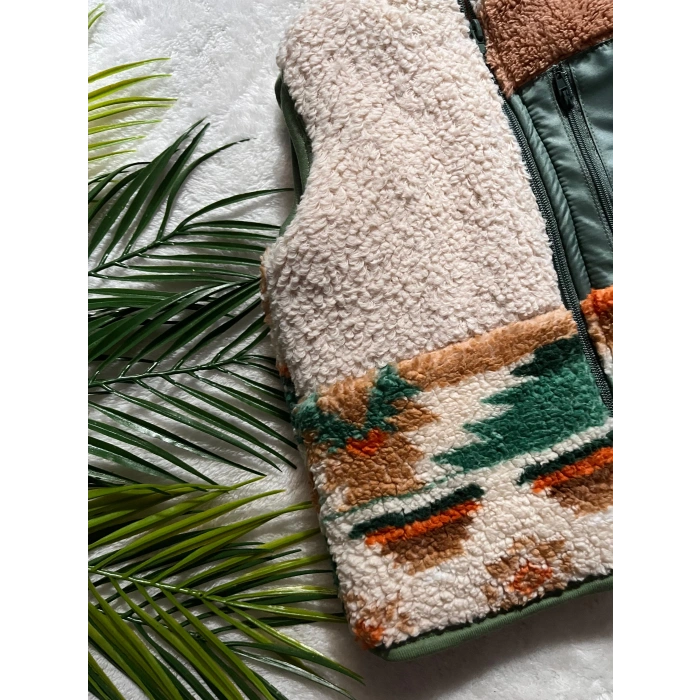 ETNİK DESEN BEBEK YELEK