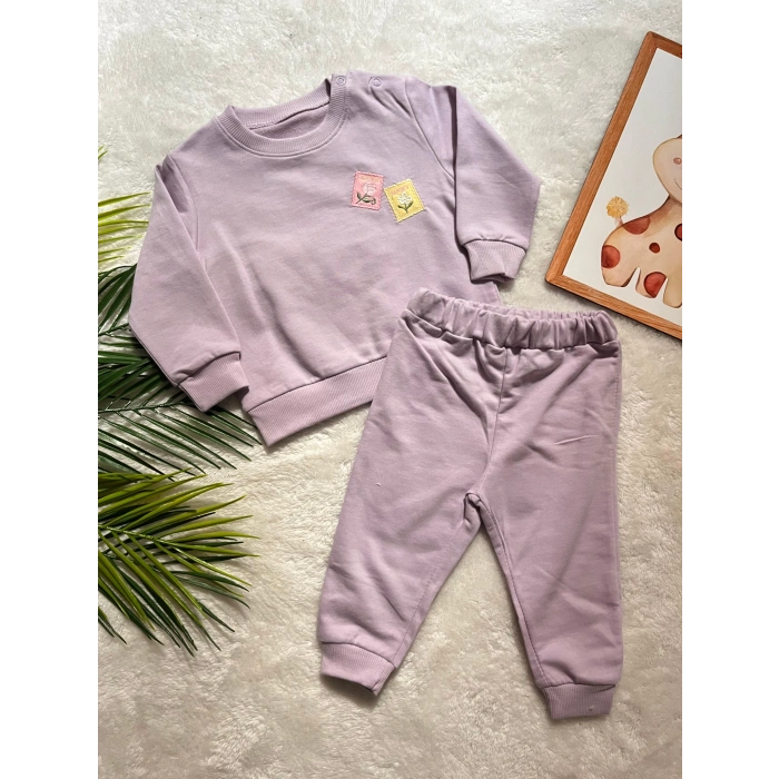 KIZ BEBEK SWEATLİ EŞOFMAN TAKIMI