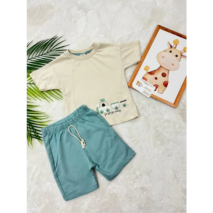 MASON TREN BASKILI İKİLİ TAKIM