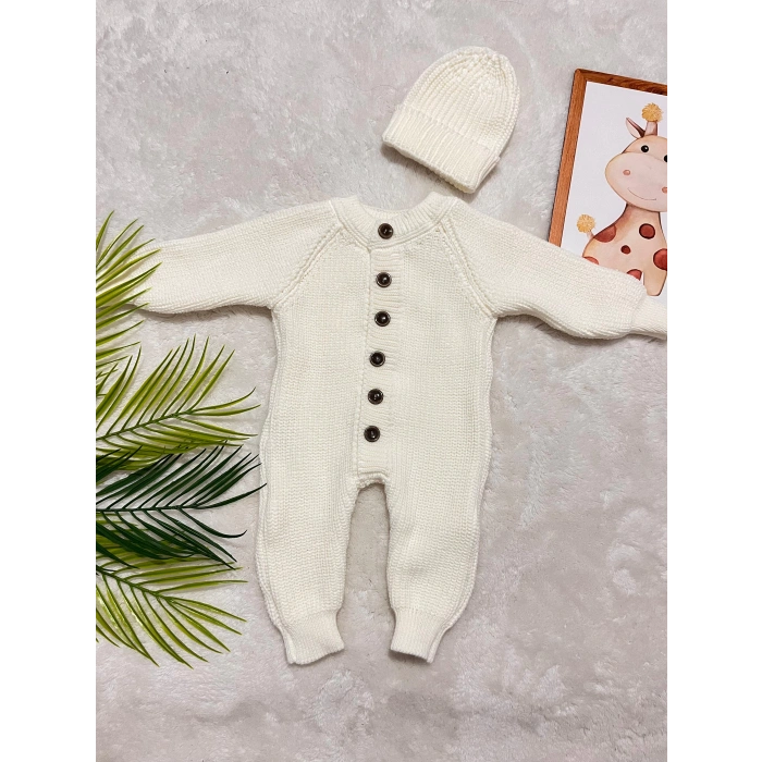 ÖRME BEBEK ŞAPKALI TULUM