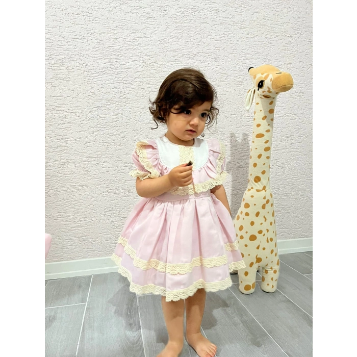 SOFIA VİNTAGE DANTELLİ ELBİSE