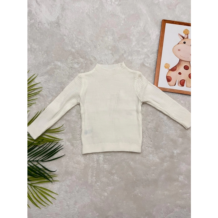 TRİKO BEBEK-ÇOCUK BADİ KREM