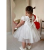 LUNA TÜLLÜ SIRT DETAYLI BEBEK ELBİSE