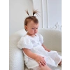 SİMA GÜLLÜ KIZ BEBEK ELBİSE - BEYAZ