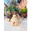 SİMA GÜLLÜ KIZ BEBEK ELBİSE - KREM (SARI)