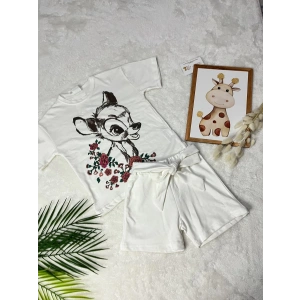 BAMBİ BASKILI ŞORTLU TAKIM