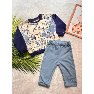 BEBEK PUSULA BASKILI İKİLİ TAKIM