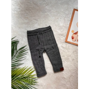 BEBEK TRİKO PANTOLON FÜME