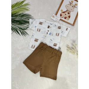 BENJAMİN 2Lİ KETEN TAKIM