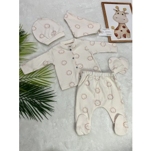 CARTER GÜNEŞLİ UNISEX HASTANE ÇIKIŞI SETİ