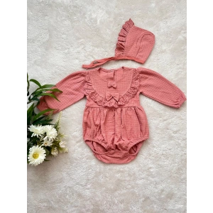 DANTELLİ WAFFLE KUMAŞ ŞAPKALI ZIBIN