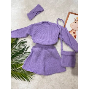 ETEK VE KAZAKLI 4LÜ TAKIM LİLA