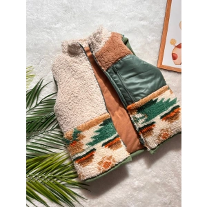 ETNİK DESEN BEBEK YELEK