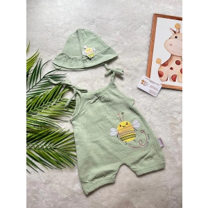 GOFRE KUMAŞ ŞAPKA VE TULUM SETİ