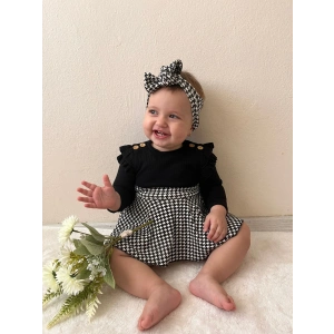 KAZAYAĞI DESENLİ BODYSUİT ELBİSE