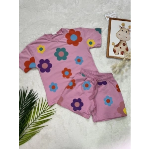 LUNA ÇİÇEK BASKILI TAKIM