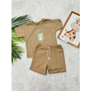 MASON ÖNÜ BASKILI ŞORTLU TAKIM