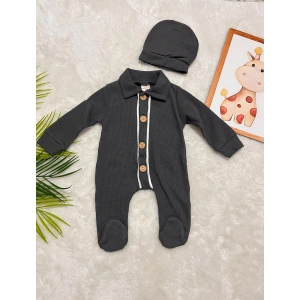 WAFFLE KUMAŞ BEBEK TULUM VE BERE SET