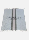 Victorias Secret Logo Yazılı Kaşmir Dokulu Tek Kişilik Pembe Şal Battaniye