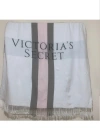 Victorias Secret Logo Yazılı Kaşmir Dokulu Tek Kişilik Pembe Şal Battaniye