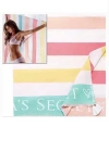 Victorias Secret Renkli Çizgili Plaj Havlusu 127x152cm