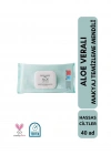 Byphasse Aloe Veralı Makyaj Temizleme Mendili Hassas Ciltler 40lı
