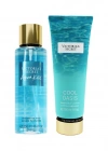 Victorias Secret Aqua Kiss & Cool Oasis Vücut Losyonu Ve Spreyi 2li Set