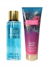 Victorias Secret Aqua Kiss & Electric Beach Vücut Losyonu Ve Spreyi 2li Set