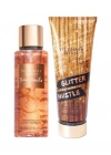 Victorias Secret Bare Vanilla & Glitter Hustle Vücut Losyonu Ve Spreyi 2li Set