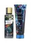 Victorias Secret Midnight Petals & Moonlit Dahlia Vücut Losyonu Ve Spreyi 2li Set