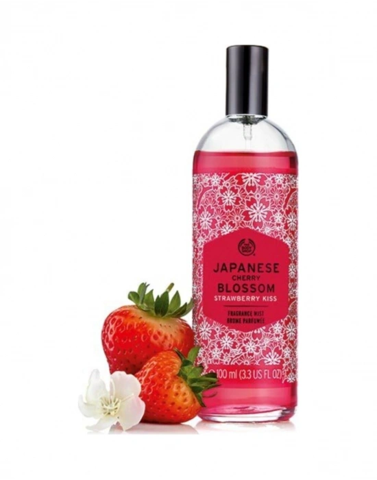 The Body Shop Japanese Cherry Blossom Strawberry Kiss Vücut Spreyi 100﻿﻿ ML