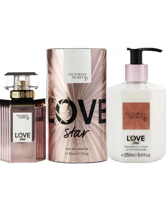 Victorias Secret Love Star Kadın Parfüm EDP 50 ML + Vücut Spreyi 250 ML﻿