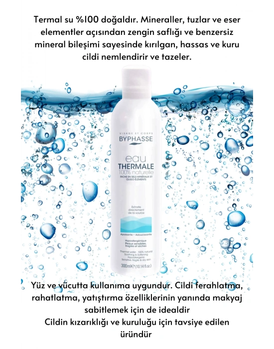 Byphasse Doğal Nemlendirici Termal Su 300 ML