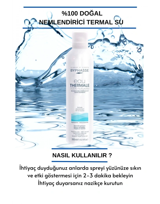 Byphasse Doğal Nemlendirici Termal Su 300 ML